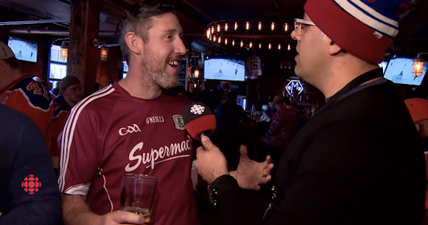 WATCH: Irish man has some very basic tips for Canadian TV about supporting a team