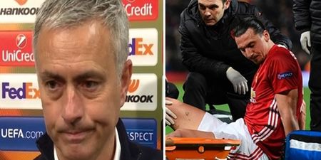 Jose Mourinho provides an update on the injuries to Zlatan Ibrahimovic and Marcos Rojo