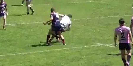 Disgraceful scenes in French rugby as red carded player knocks out referee