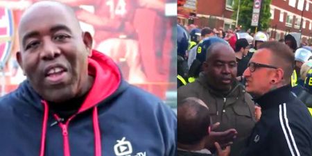 Tottenham Hotspur fans hurl abuse at Robbie from ArsenalFanTV after North London derby