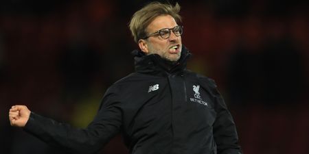 WATCH: Jurgen Klopp sums up perfectly everyone’s reaction to Emre Can’s wonder goal