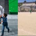 Cristiano Ronaldo’s son is banging in the goals after abandoning goalkeeping dreams