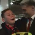 Young fan’s emotional reaction to James O’Connor’s classy gesture says it all