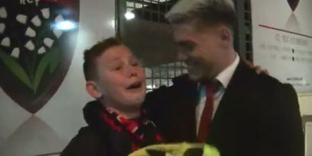 Young fan’s emotional reaction to James O’Connor’s classy gesture says it all