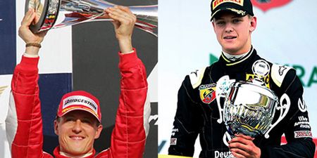 Michael Schumacher’s son is following in his footsteps