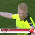 WATCH: Paul McShane sent off for horror challenge and now misses most important game