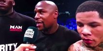 Floyd Mayweather vows not to make protege’s night all about him, immediately does the opposite