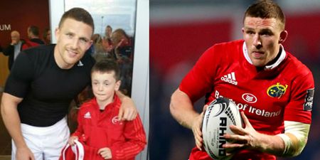Andrew Conway gives young Munster fan greatest birthday present he could possibly ask for
