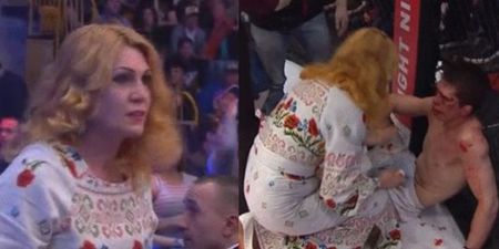 You’ve never seen a sports parent more bonkers than this Russian MMA fighter’s Mom