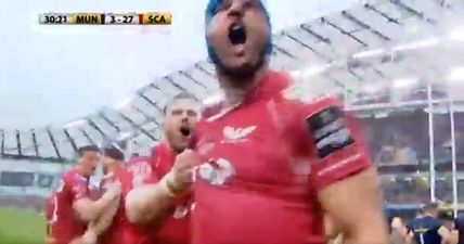 Rejected Leinster lock Tadhg Beirne bashes two Lions out of his way for stunning try