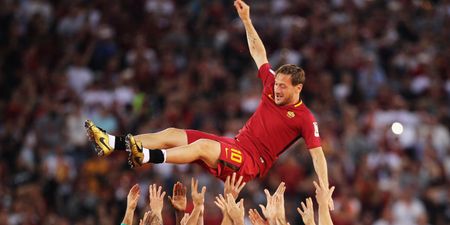 WATCH: Scenes of emotion, affection and celebration as Francesco Totti plays his final game for Roma