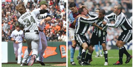 WATCH: Baseball players brawl and it reminds us of a certain pair of Newcastle players