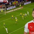 Olivier Giroud somehow managed to score a goal more stunning than himself this weekend