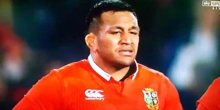 Mako Vunipola had the least bothered response we’ve seen to The Haka yet