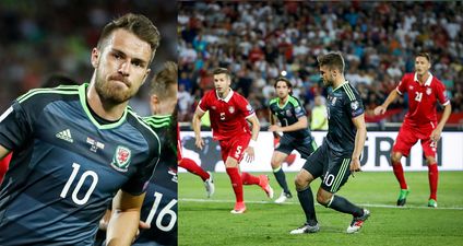 Aaron Ramsey simply couldn’t have picked a better place for this Panenka penalty…