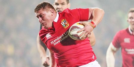 Mako Vunipola and Tadhg Furlong had hilariously different reactions to Lions penalty try