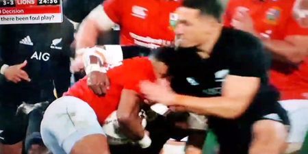 WATCH: Sonny Bill Williams sent off for sickening hit on Lions star