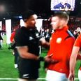 Sean O’Brien and Jerome Kaino put their differences aside after on-field clash
