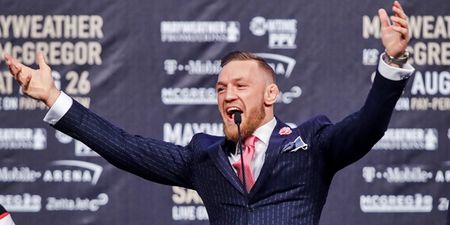 Did you spot the not-so-subtle message in Conor McGregor’s press conference suit?