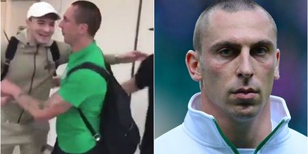 Scott Brown was the victim of a prank from Rangers fans and he was raging