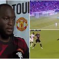 Romelu Lukaku scores first Manchester United goal but that’s not what has everyone talking
