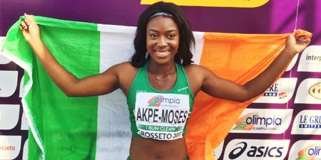 Ireland has a new sprint superstar as Gina Akpe-Moses claims European Championships gold