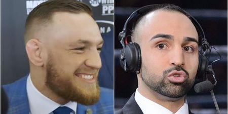 Conor McGregor has literally left his mark on sparring partner Paulie Malignaggi