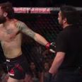 Extremely bitter UFC star issues ridiculous challenge to 53-year-old referee