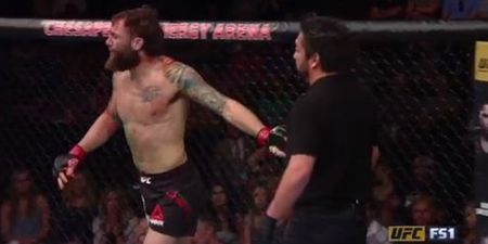 Extremely bitter UFC star issues ridiculous challenge to 53-year-old referee