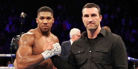 Wladimir Klitschko’s message to Anthony Joshua is a credit to the sport of boxing