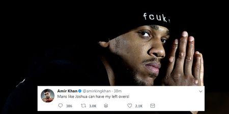 Anthony Joshua’s response to Amir Khan’s tweets might be the best thing on the internet today