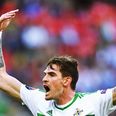 Hearts’ Northern Irish striker accused of performing rude gesture towards Celtic fans