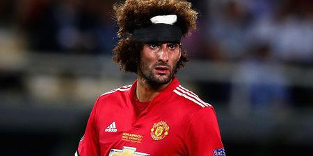 Marouane Fellaini sees the funny side to *that* European Super Cup picture