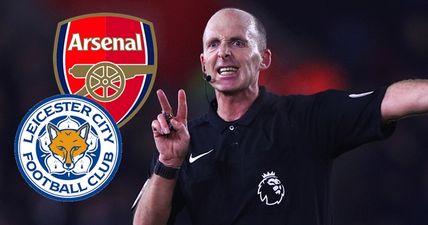 Fans can’t work out if Mike Dean should have blown up for offside before crucial Arsenal goal