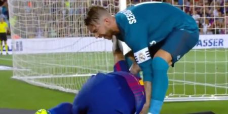 Five seconds that perfectly sum up dark sides of Luis Suarez and Sergio Ramos