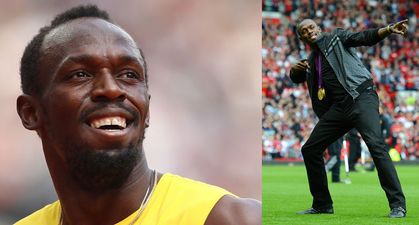 Usain Bolt could finally get to play in a Manchester United jersey at Old Trafford soon