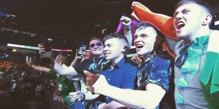 Three Irish lads managed to sneak into the $80,000 seats at the McGregor fight without tickets