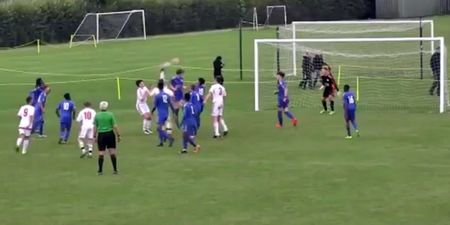 Galway youngster scores one hell of an overhead volley against Leicester City