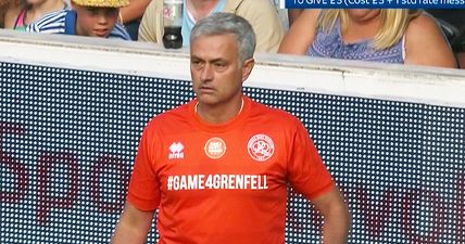 Jose Mourinho comes on in charity game and immediately does the most Jose Mourinho thing ever