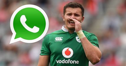 Jacob Stockdale had an awful cruel way of letting his family know about his Ireland debut