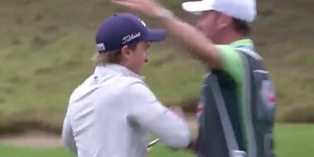 Unreal scenes as Paul Dunne beats Rory McIlroy for first ever professional win