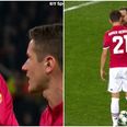 There was some confusion after Manchester United won a second penalty against Benfica