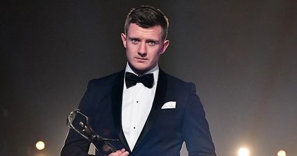 Touching moment Joe Canning collects Hurler of the Year award from Tony Keady’s daughter