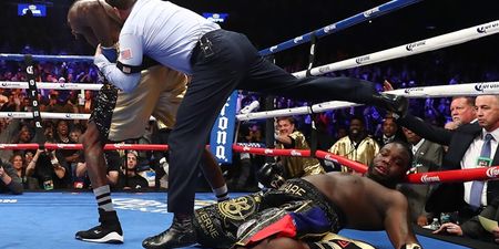 Deontay Wilder stakes claim for Anthony Joshua fight with insane first round KO