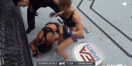 UFC star Joanna Jedrzejczyk’s emotional denial of tapping to strikes is pretty sad