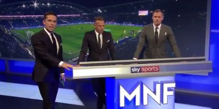 Viewers expected Jamie Carragher and Craig Bellamy to start swinging on Monday Night Football