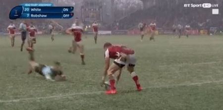 Tim Visser channels inner Sol Campbell in snowy loss to Ulster