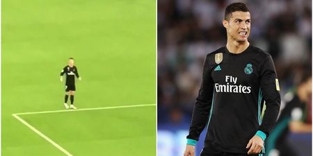 Cristiano Ronaldo’s reaction to Lionel Messi chant was priceless