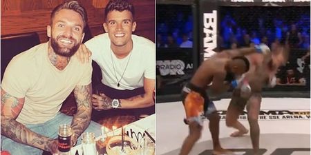 Geordie Shore’s Aaron Chalmers does it again with brutal finish