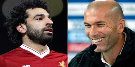 Speculation swirls as Zinedine Zidane talks up Liverpool ace Mohamed Salah